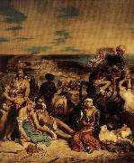 Eugene Delacroix The Massacer at Chios Spain oil painting reproduction